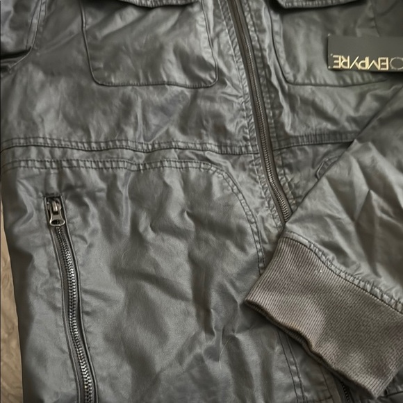 EMPYRE Men's Gray Jacket with Hood - Men’s Medium - Picture 7 of 9